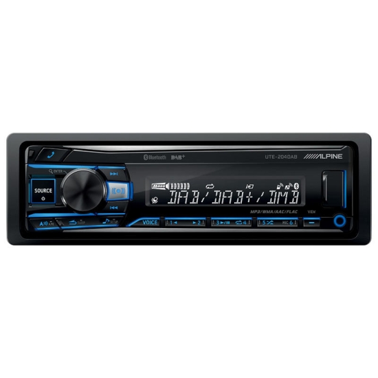 Alpine UTE-204DAB – test radia 1DIN z DAB+ Alpine UTE-204DAB – zdjęcie produktu
