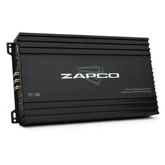 ZAPCO ST-5B – test 5-kanałowego wzmacniacza klasy AB ZAPCO ST-5B – wzmacniacz 5-kanałowy klasy AB